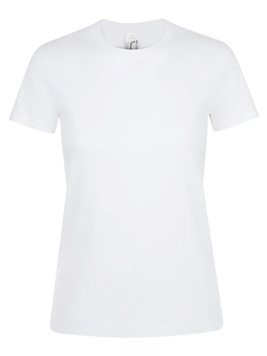ΓΥΝΑΙΚΕΙΟ T-SHIRT ΜΕ ΣΤΡΟΓΓΥΛΗ ΛΑΙΜΟΚΟΨΗ - REGENT WOMEN