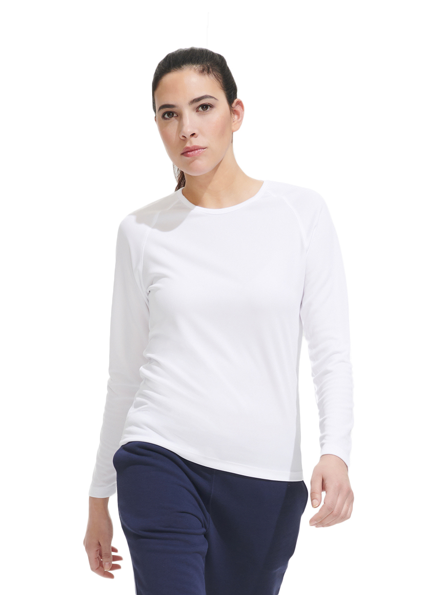 SOL'S ΓΥΝΑΙΚΕΙΟ ΜΑΚΡΥΜΑΝΙΚΟ ΑΘΛΗΤΙΚΟ T-SHIRT - SPORTY LSL WOMEN