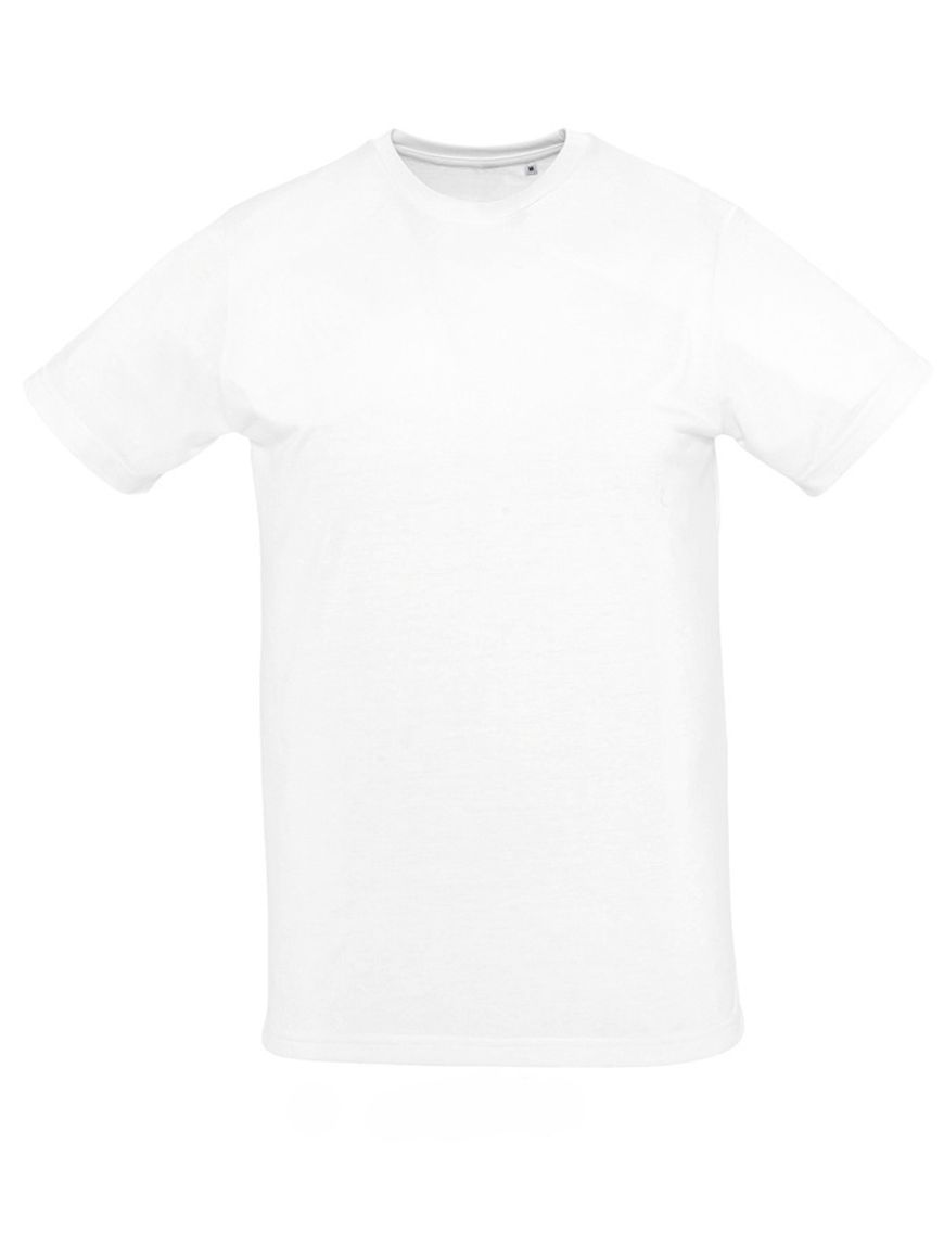 UNISEX T-SHIRT ΜΕ ΣΤΡΟΓΓΥΛΗ ΛΑΙΜΟΚΟΨΗ ΓΙΑ SUBLIMATION - SUBLIMA