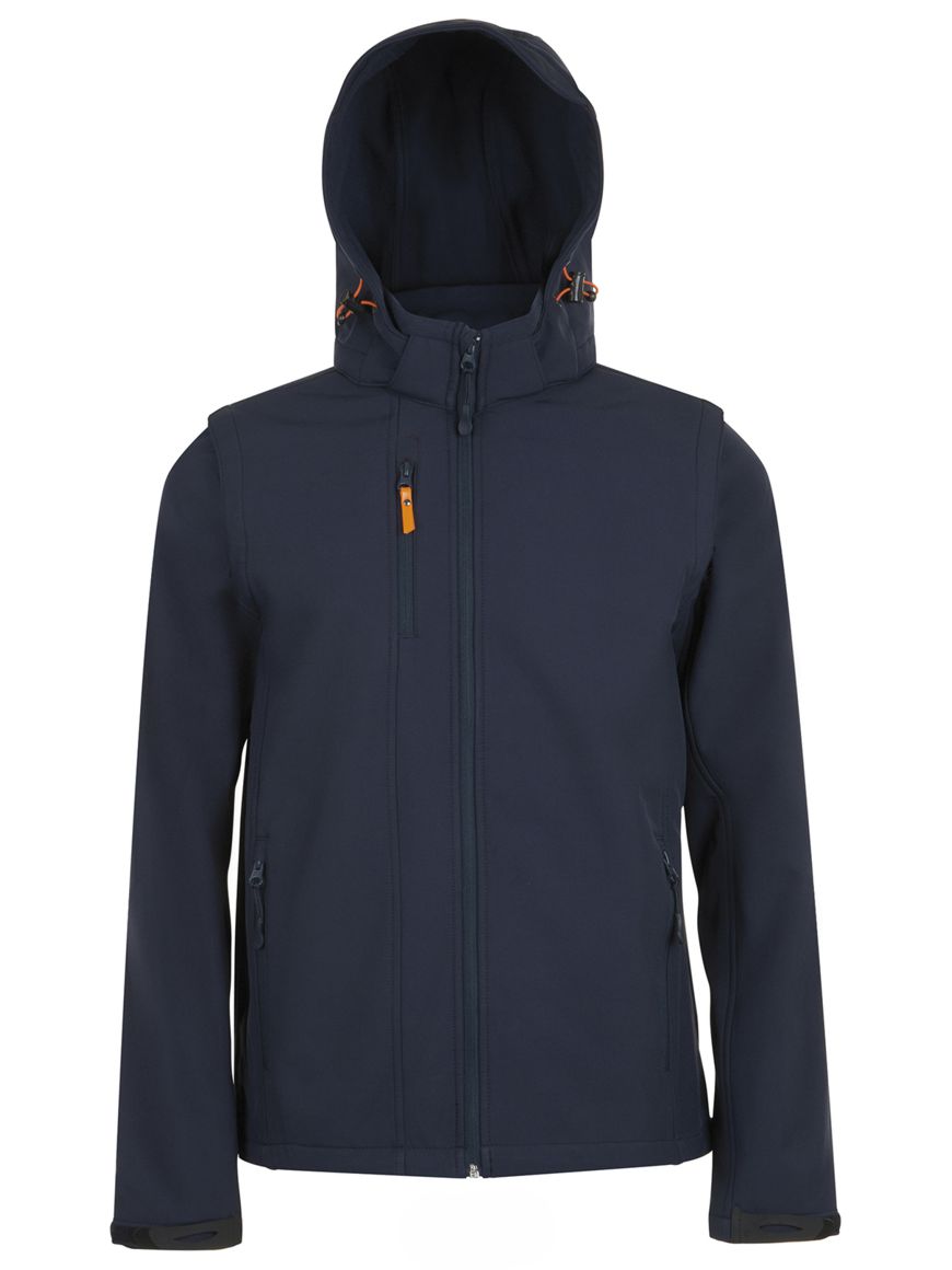 ΜΠΟΥΦΑΝ SOFTSHELL ΜΕ ΑΠΟΣΠΩΜΕΝΗ ΚΟΥΚΟΥΛΑ ΚΑΙ ΜΑΝΙΚΙΑ SOL'S  - TRANSFORMER