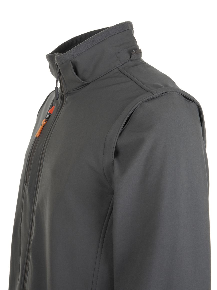 ΜΠΟΥΦΑΝ SOFTSHELL ΜΕ ΑΠΟΣΠΩΜΕΝΗ ΚΟΥΚΟΥΛΑ ΚΑΙ ΜΑΝΙΚΙΑ SOL'S  - TRANSFORMER